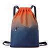 Gradual Change Color Travel Sports Storage Bag Foldable Multi-functional Backpack Niche Basketball Bag