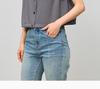 High end V-neck single breasted short sleeveless shirt for women in the summer of 2026, with a minimalist and stylish commuting style
