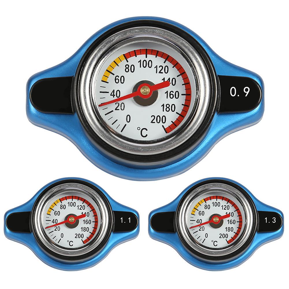 Big Head Temperature Gauge with Utility Safe Thermo Radiator Cap Tank Cover