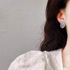 Geometric Earrings Women's Cool Blue Gradient Crystal Earrings