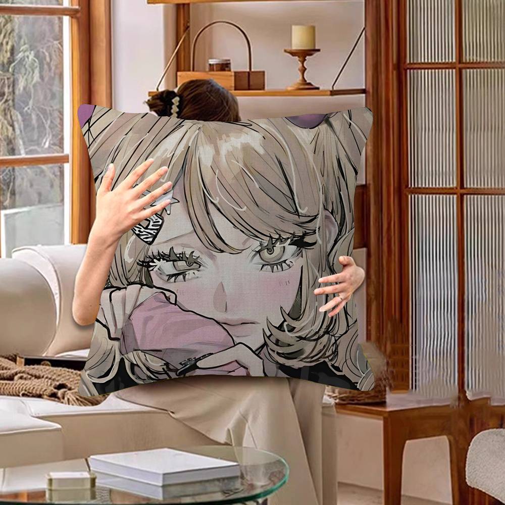 Гяру Субкультура Девушки АНИМЕ Ретро Декоративная Эстетика Комнаты Наволочка Домашний Декор Спальня Диван Кровать Подушка Чехол 45x45