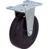 TRUSCO TYER75RH 75 Rubber Caster for Carts, Fixed
