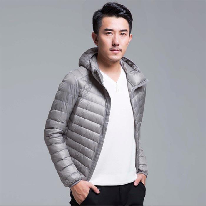 Winter Men's Down Jacket Hooded Plus Size Jacket Fashion Warm Top
