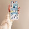 KEYSION Милый чехол с 3D-мультяшным изображением уха для VIVO Y17 Y15 Y12 с браслетом, мягкий силиконовый противоударный чехол для телефона VIVO Y11 2019