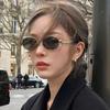 HongKong Style Sunglasses Woman Oval Shape UV400 Protection Men's Sun Glasses Vintage Retro Stylish Women Sunglass