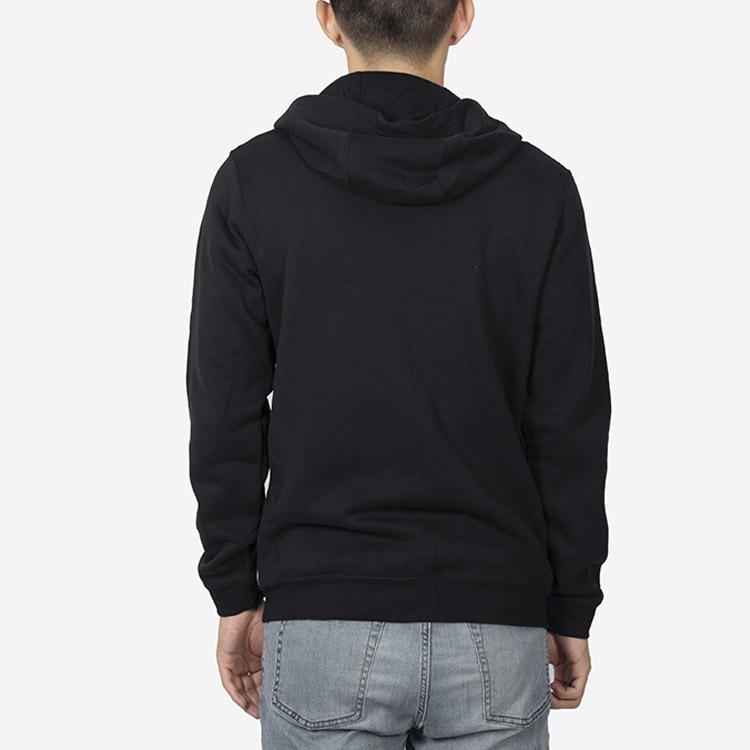 Nike Теплая повседневная спортивная куртка с капюшоном на флисовой подкладке с логотипом, мужская куртка черного цвета CV4586-010