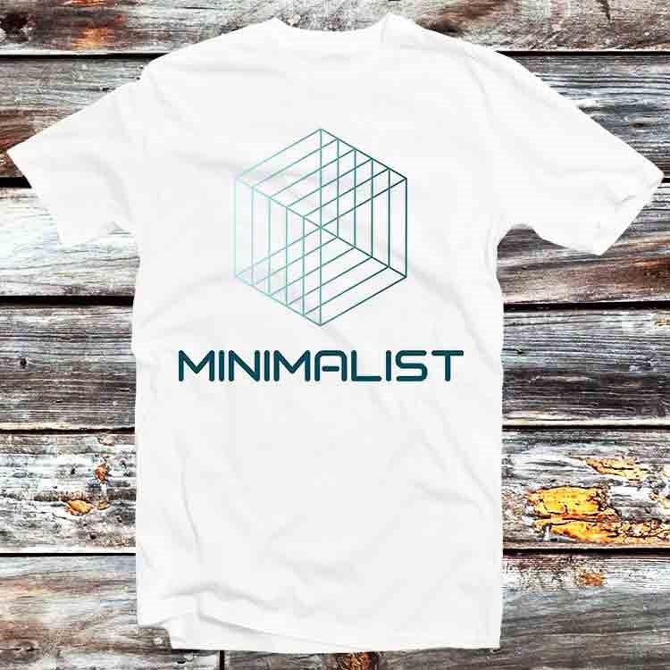 Minimalist Minimal Simple Basic T Shirt Mens Womens Tees Top B959