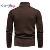 Cozy Up 11 Colors Men's Autumn and Winter Turtleneck Plus Velvet Thickened Round Neck Knitted Sweater