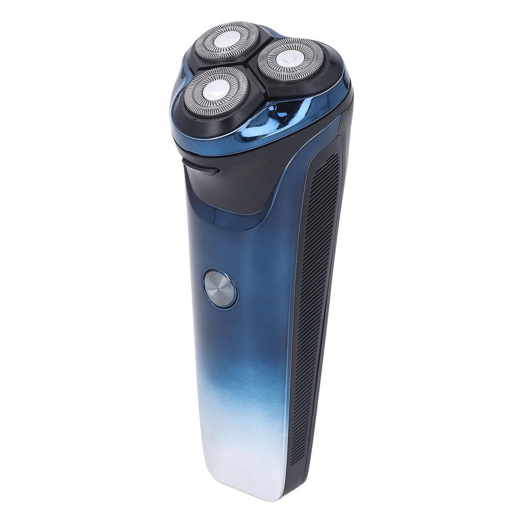 Электрический триммер для бороды для мужчин, 3 головки, 6200 об/мин, USB-перезаряжаемый, водонепроницаемый, с низким уровнем шума