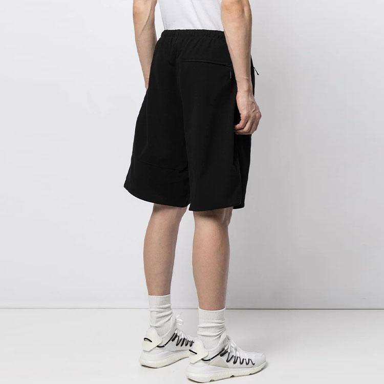 Y-3 SS21 Логотип однотонные свободные шорты на шнурке мужские шорты черные GV4211
