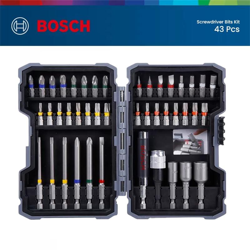 Bosch 43 шт. комплект отверток 25 мм 75 мм комплект отверток с удлинителем для Bosch GSR GSB GDR GDS GDX электроинструмент