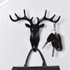 Animal Shaped Antlers Hook Retro Creative Wall Hanging Hook for Hanging Clothes Hats Scarves Keys Wall Decoration Bracket