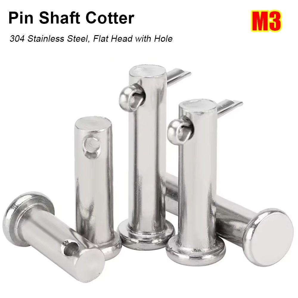 1Set Flat Head Positioning Pin M3 Plug Pin Set Durable Pin Shaft Cotter