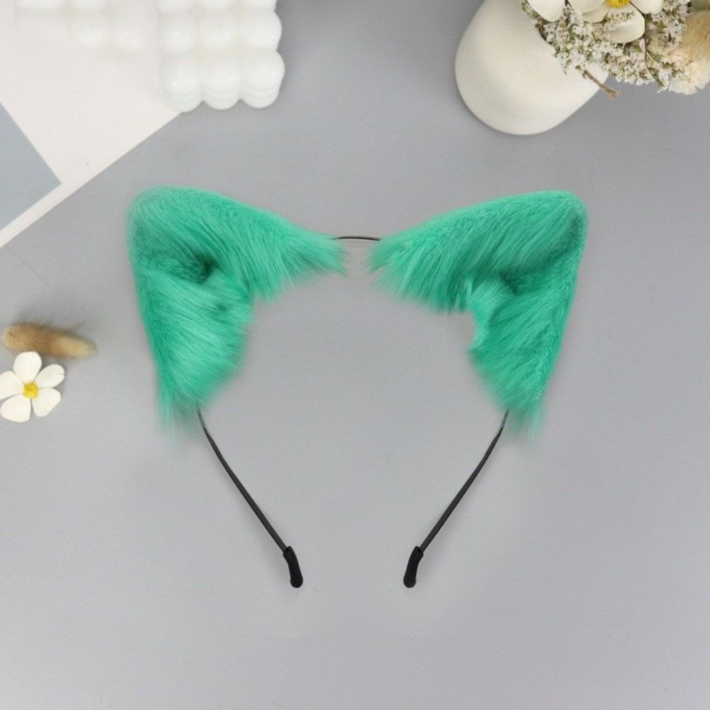 Artificial Cat Ears Headband Furry Lolita Ears Headwear Practical Hair Accessories Adults