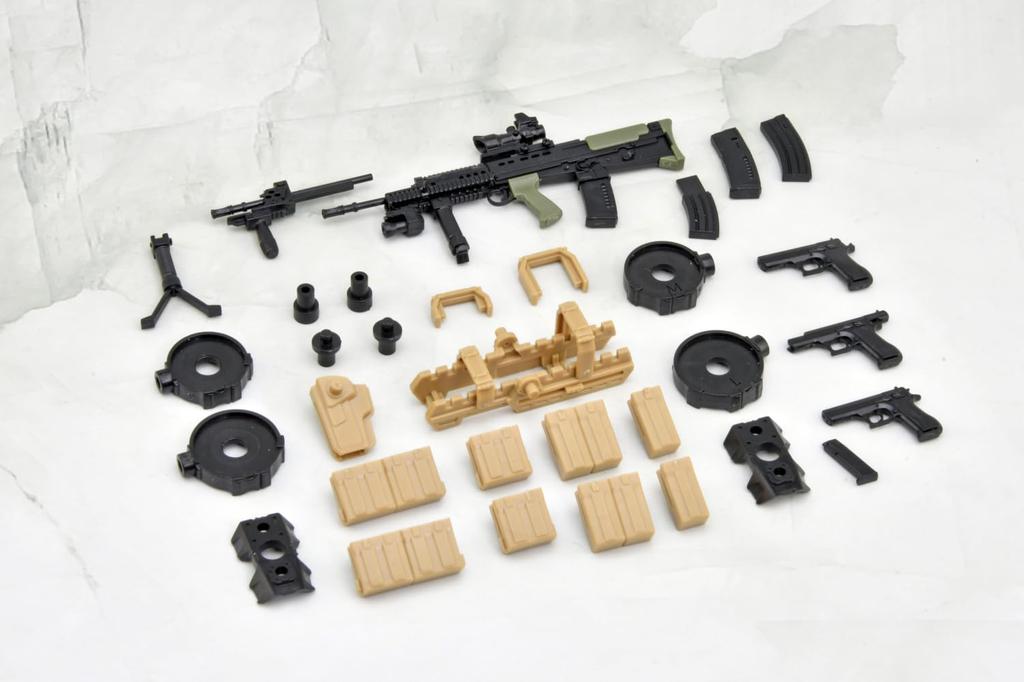 TOMYTEC Little Armory Megami Device Набор оборудования AR Неокрашенный сборочный литник 334781 1/12 LA-MD01 (Штурмовая винтовка)
