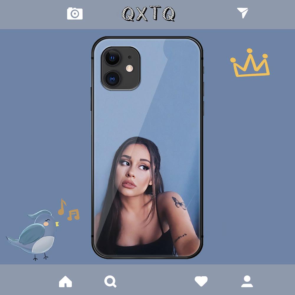 Чехол Ariana Grande Girl для iPhone Samsung Galaxy Redmi Note S 17 16 15 14 13 20 24 25 54 Pro Max Ultra Fe Крышка из закаленного стекла
