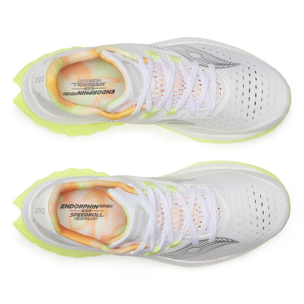 Saucony Endorphin Speed 4 Simple Fashion Comfortable Non-Slip Low-Top Lifestyle Casual Shoes Women sneaker White S10940-30