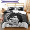 3pcs Custom Name Prince Purple Rain Bedding Set Duvet Cover Closure Includes 1 Duvet Cover & 2 Pillowcases for All Seasons Bedroom Decor