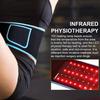 Красный и инфракрасный светодиодный терапевтический пояс 850 нм 660 нм, пояс для облегчения боли в спине, машина для похудения, массажер для талии с подогревом