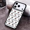 Чехол для телефона с узором "Глаза" для iPhone 17 16 15 Pro Max Air 14 13 12 11 Plus Ударопрочный чехол