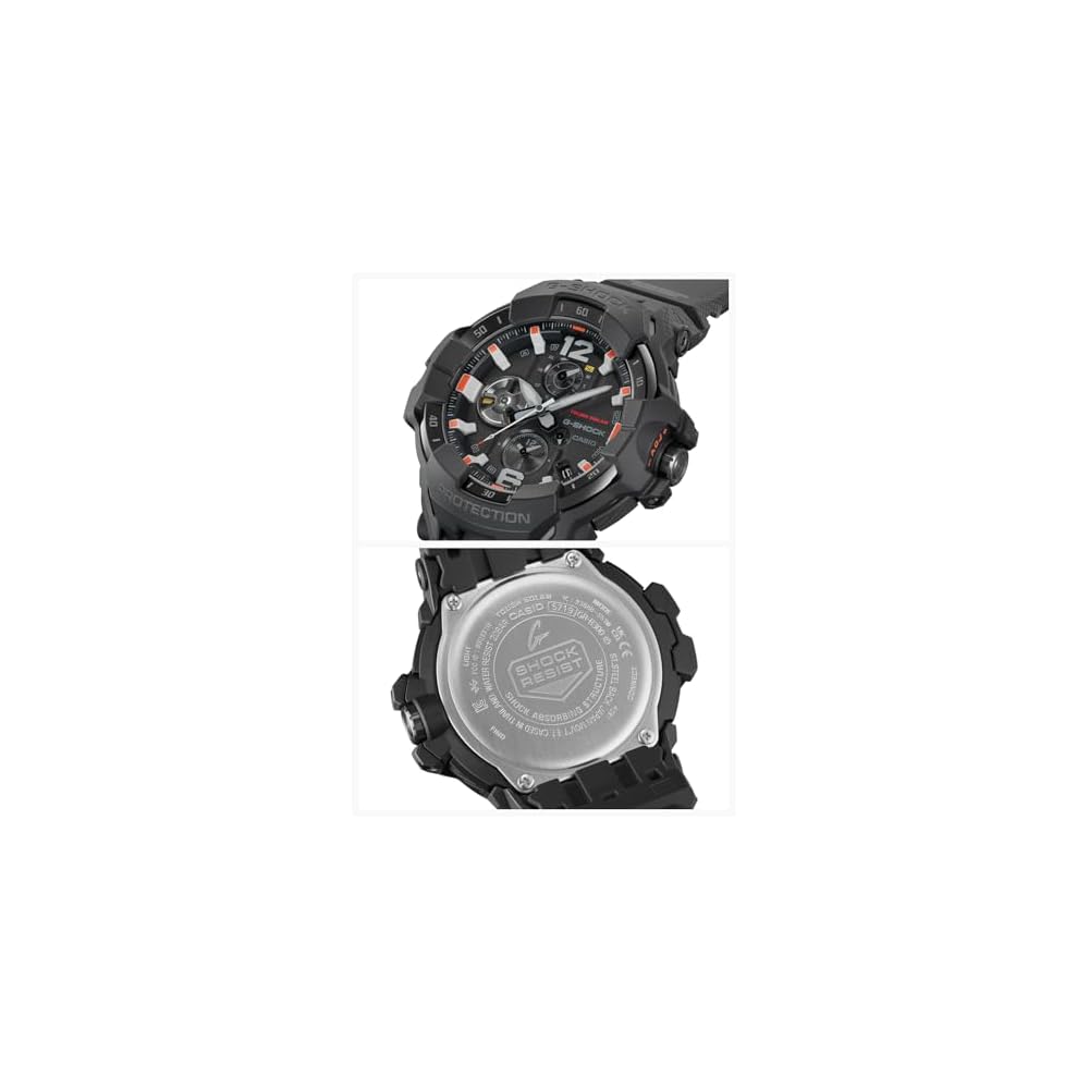 Casio G-Shock Gravitymaster Tough Solar Bluetooth Men's Watch Biomass Plastic GR-B300EC-1AJF Black
