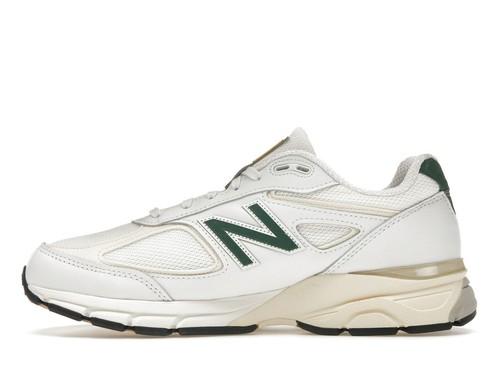 New Balance 990v4 Сделано в США x Teddy Santis Низкие Белые Зеленые - U990TC4
