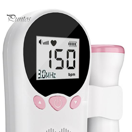 Фетальный монитор с большим ЖК-экраном, удобным интерфейсом, простым в считывании показаний, работающим от батареи, портативным монитором сердечного ритма ребенка