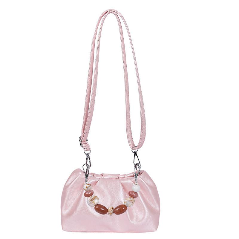 Shape Handbag Women Summer Minimalist Pu Material Small Shoulder Bag For Casual Use