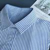 24 Years Old Versatile Shirt Collar Pointed Collar Striped Fake Collar Women'S Shirt Collar Men'S Fake Collar