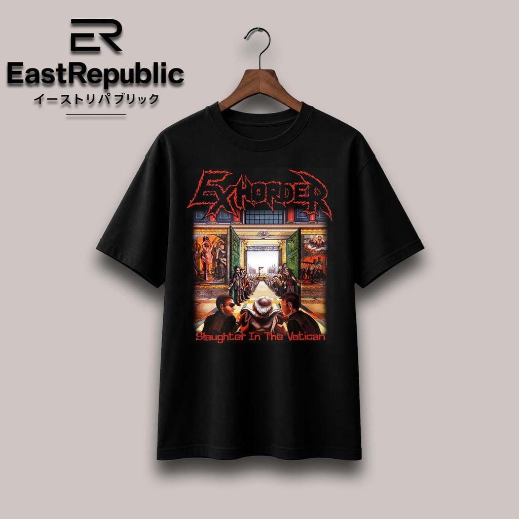 Exhorder Slaughter in the Vatican Retro Rock Music Merch Shirt, SweaT shirts