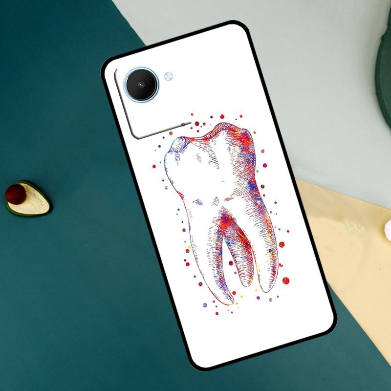 Зубная щетка для стоматолога для Realme C67 C53 C55 C75 C71 C61 C33 C63 C51 C65 11 12 13 14 15 Pro Plus GT6 GT7 Pro Чехол