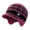Warm Knitted Hat Windproof Earflap Hat New Peaked Winter Hat  Elderly Women