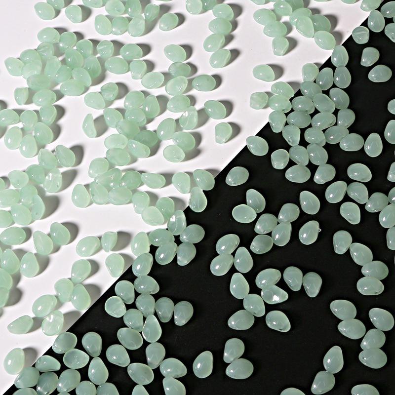 50 шт./упак. 8x6 мм чешские стеклянные бусины с каплями воды, стеклянные бусины, аксессуары для изготовления ювелирных изделий, фурнитура для ювелирных изделий, сделай сам, лепестки тюльпана, ожерелье, серьги