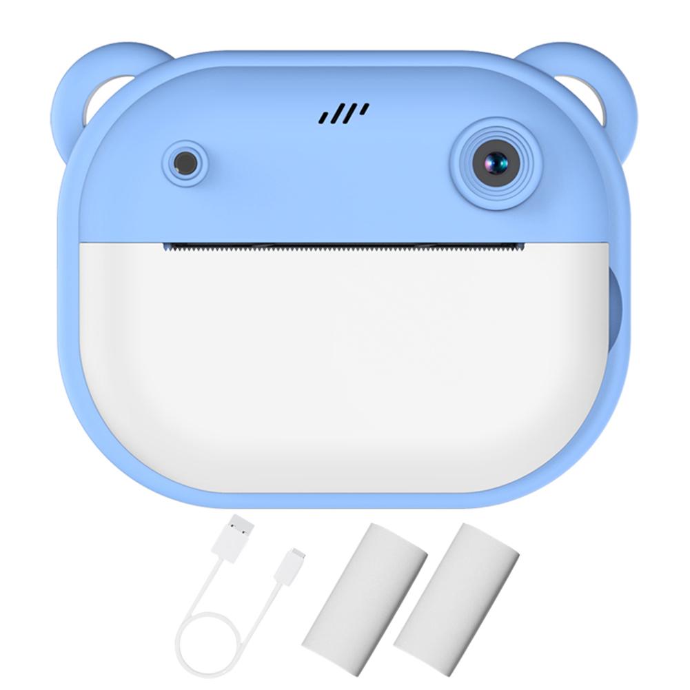 Kids Mini Instant Print Camera 2.0Inch IPS Screen Child Camera 24MP HD 1080P Video Selfie Video Camera Gift for Birthday/Holiday