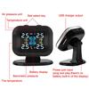 Mini Car Tire Pressure Monitoring System Wireless Auto Security Alarm Systems With 4 Pcs External Sensor