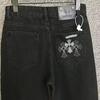 9930 CHROME HEARTS Мужские и женские модные джинсы в американском стиле с тканевыми нашивками, повседневные и модные брюки в стиле хай-стрит