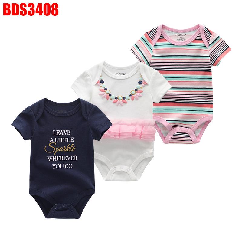 Одежда для новорожденных мальчиков и девочек, хлопковые ромперы