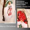 2D Wooden Gnome Pendants Cartoon Decorative Faceless Old Man Pendant Gnome Hanging Pendants Hanging Xmas Elf Doll Ornaments