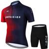 Breathable Cycling Bib Short Sleeve Set Men Moisture Wicking Bike Jersey