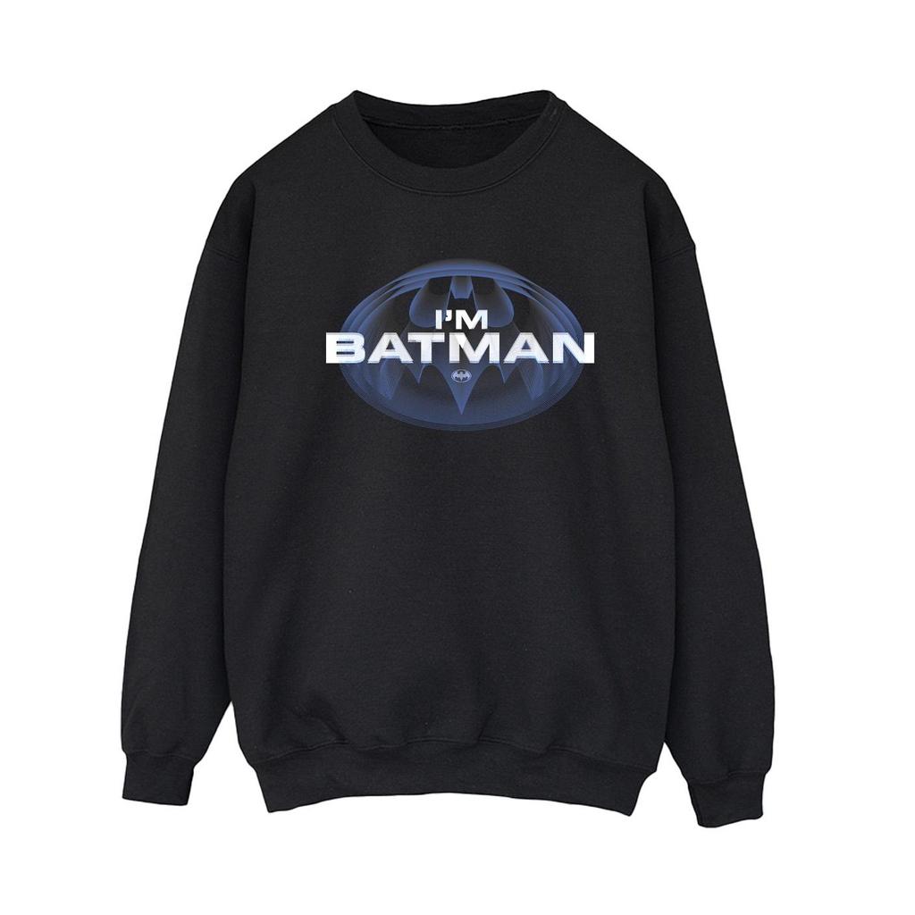 DC Comics Womens/Ladies The Flash I´m Batman Sweatshirt