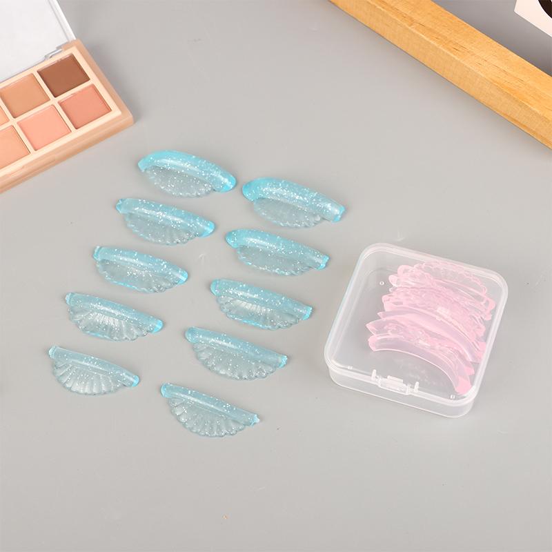 5 пар щитков для ламинирования ресниц в форме ракушки, силиконовые подушечки для завивки, аксессуары, инструмент для наращивания ресниц, аппликатор