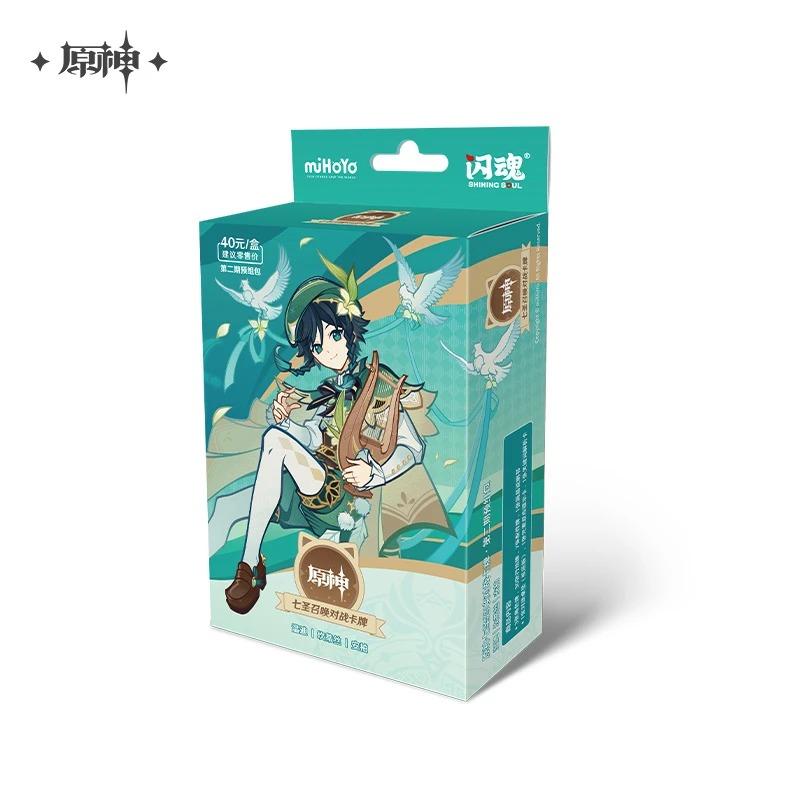 Original Genshin Impact Card Genius Invokation TCG Battle Card Hu Tao Raiden Shogun Anime Character Collection Card Kid Toy Gift