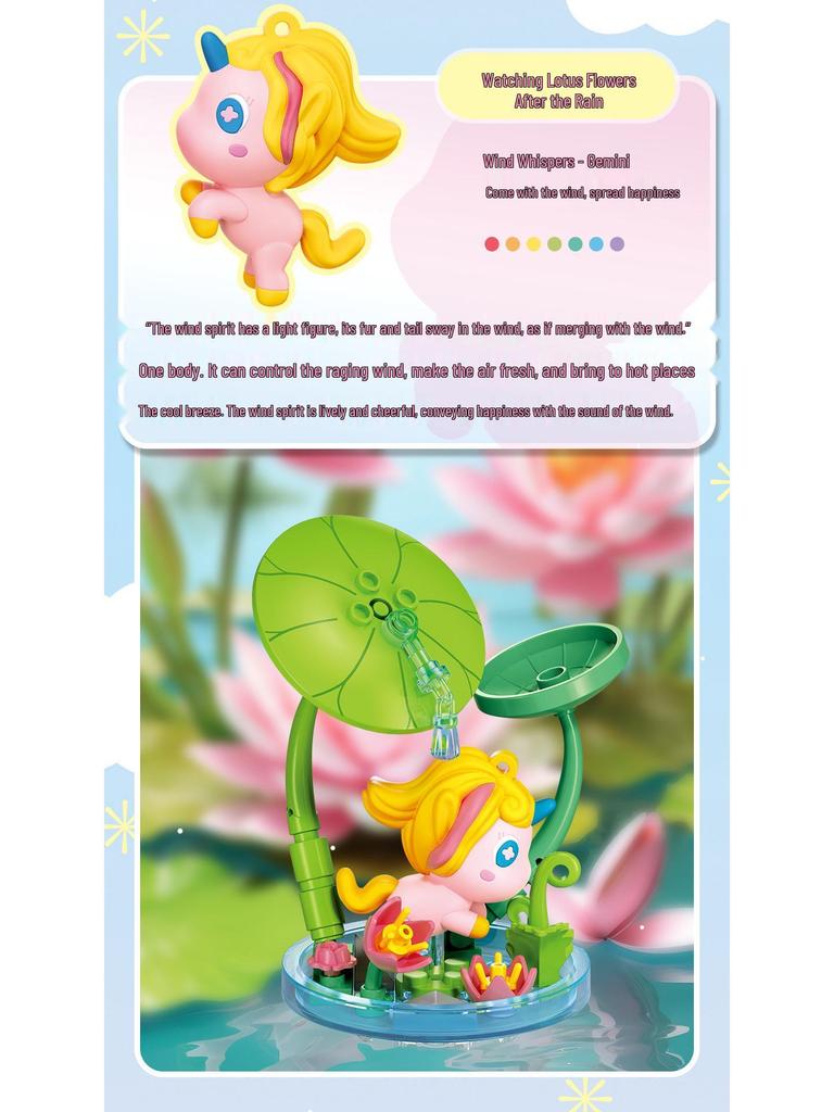 Милые пони-конструкторы Little Luban - Модная развивающая игрушка и украшение на день рождения для мальчиков и девочек.