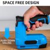 Электрический степлер Lithy-ion CordlessNail Gun Staple Gun Nailer Stepler Furniture DIY Tool Wood Frame Multitool Nail Stepler Gun