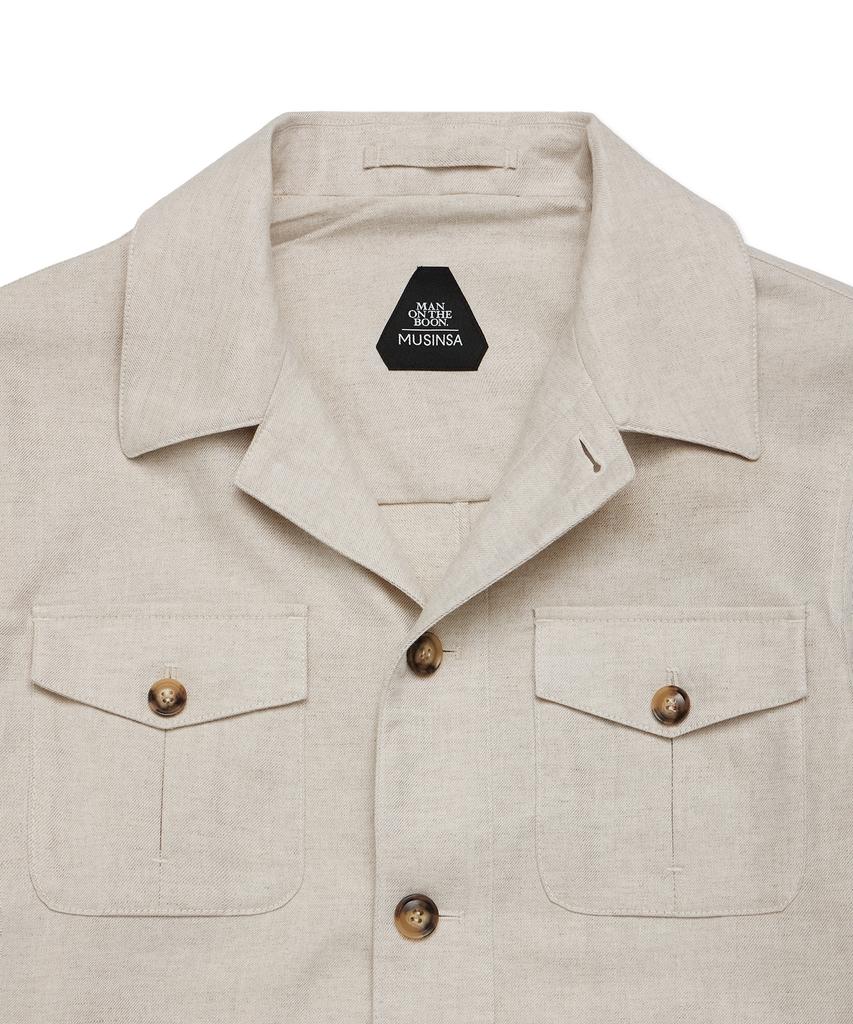 Man On The Boon Safari Field Jacket Ivory