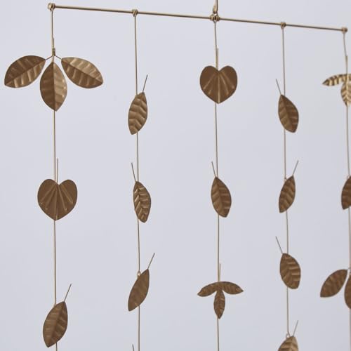 Horn Please MADE Tinplate Leaf Motif Mobile (Gold)