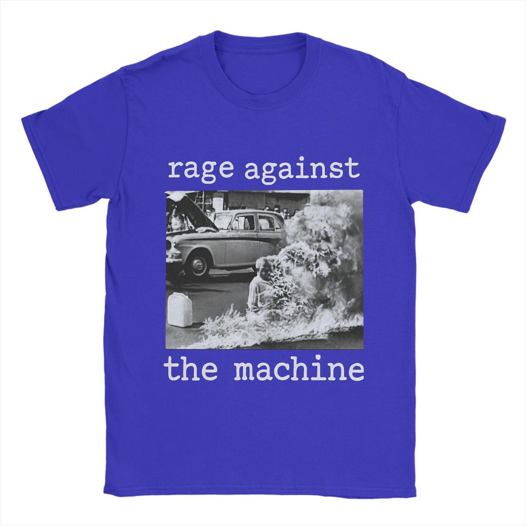 Мужская футболка Rage Against The Machine Футболки из чистого хлопка Новинка Футболка с коротким рукавом и круглым вырезом Идея для подарка Футболка