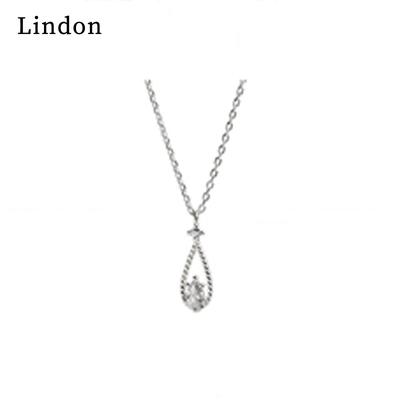 Женское ожерелье Lindon, кулон из медного сплава, циркон, модный подарок