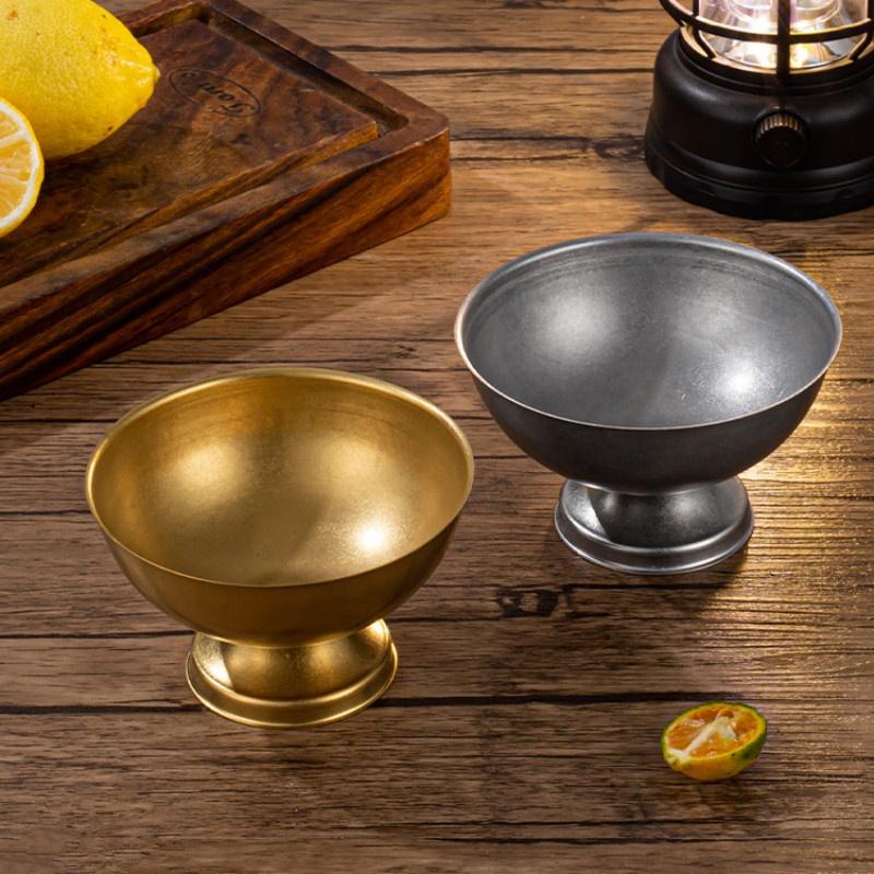 Multipurpose Stainless Steel Goblet for Serving Ice Cream and Fruit Desserts