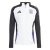 Germany Training Top 2024-2025 Slim Fit Versatile Comfortable Soccer Jersey Men Tops White IP8243